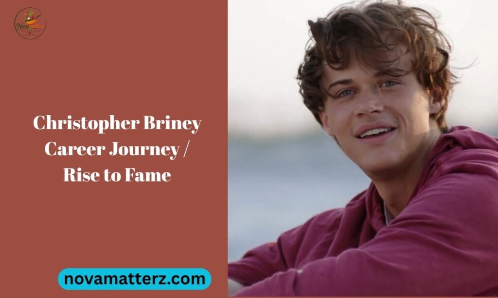 Christopher Briney Career Journey / Rise to Fame